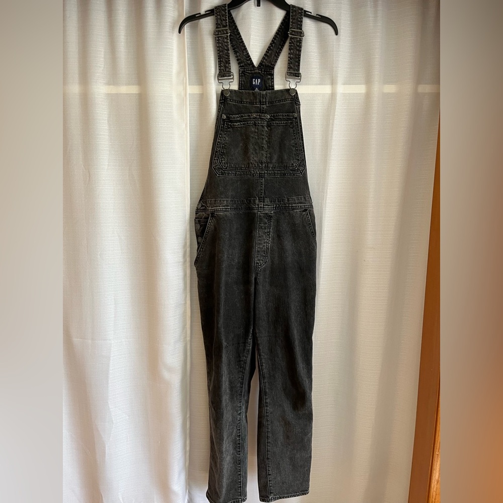 GAP Charcoal Denim Overalls